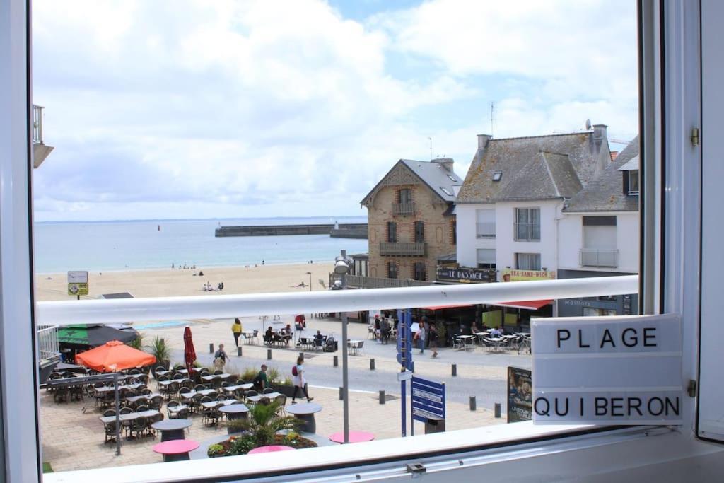 « L'Oceanix » Vue Grande Plage 2Ch Wifi Куиберон Екстериор снимка